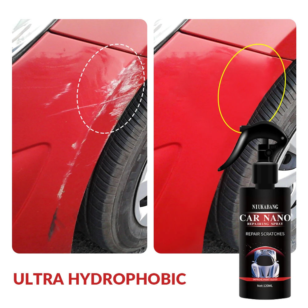 Spray céramique nano pour carrosserie, effet hydrophobe