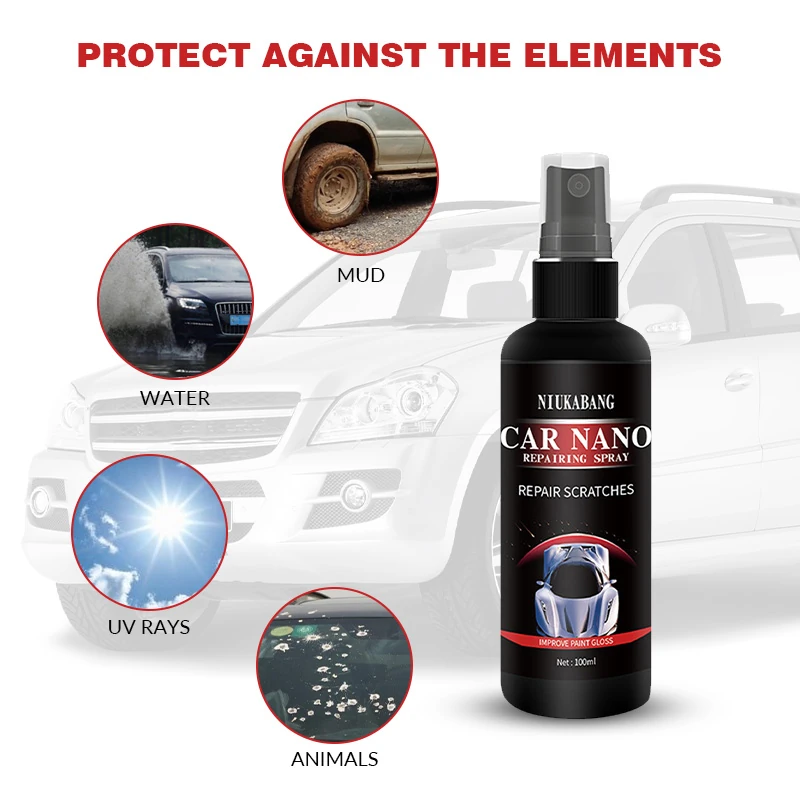 Spray céramique nano pour carrosserie, effet hydrophobe – 6