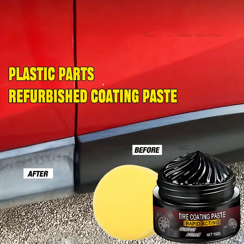 Pâte rénovatrice plastiques et pneus, éponge incluse – 5